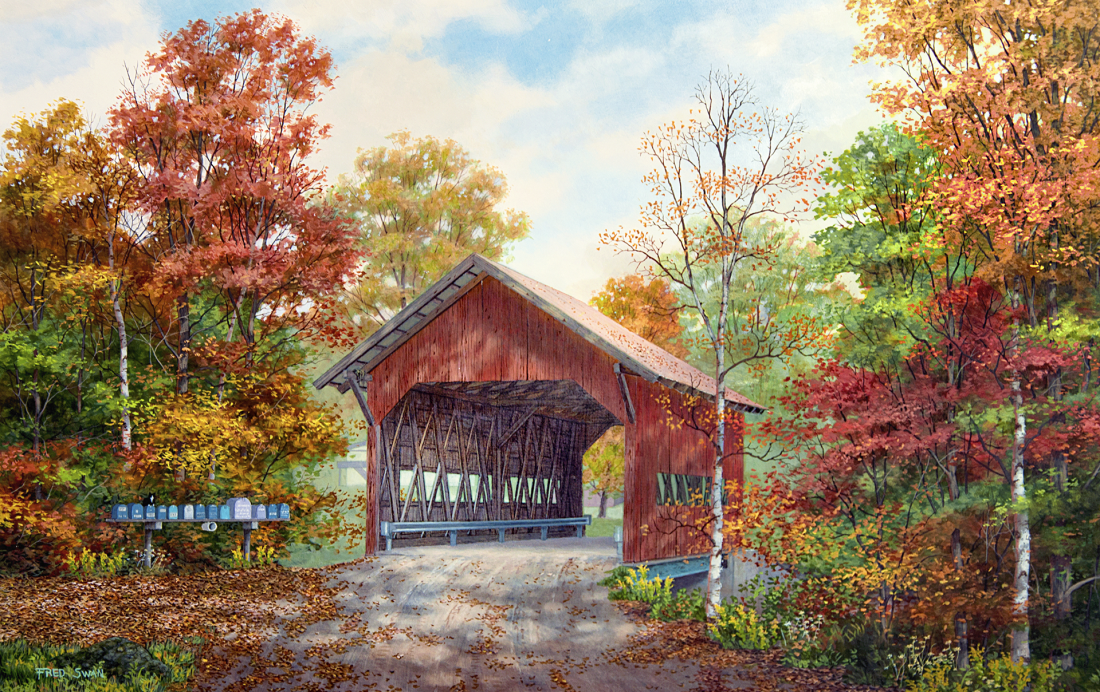 Brookdale Bridge Autumn