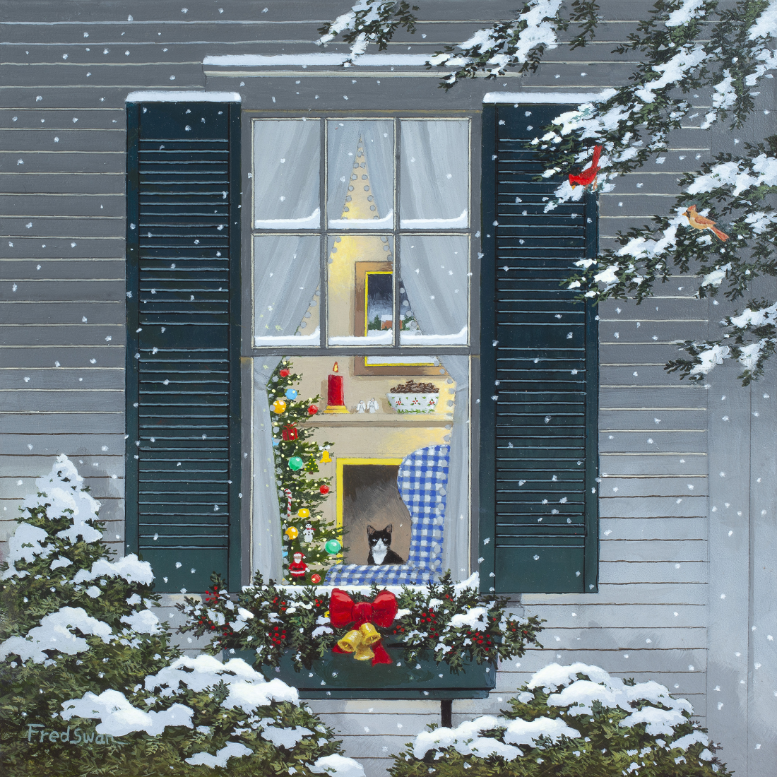 Christmas Cardinals
