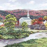 Early Autumn Stowe Village