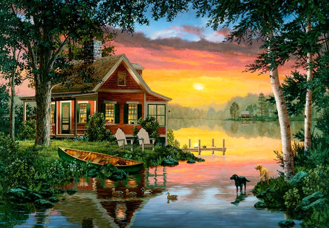 Fred Swan Art - Friends In Summer